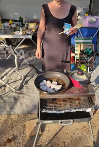 Grillen am Campinplatz